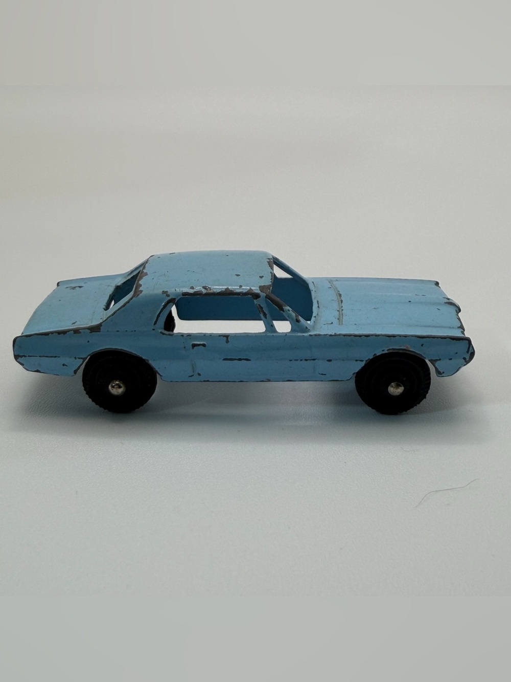 Vintage Marx Mercury Diecast Toy Car Blue Made in Hong Kong 2.25”
